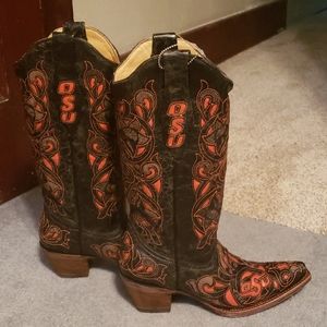 NWT OSU Corral boots. Support your school in style